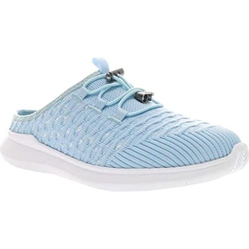 Propet Women's TravelBound Slide Sneaker Baby Blue - WAT031MBAB BABY BLUE - BABY BLUE, 6 XX-Wide
