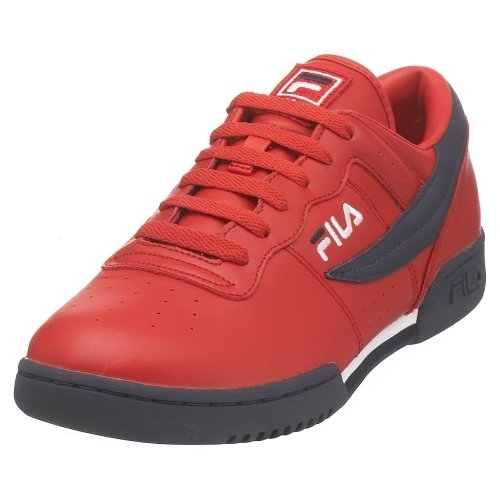 Fila Men's Original Fitness Sneaker 6.5 RED/NAVY/WHITE - RED/NAVY/WHITE, 13 Little Kid