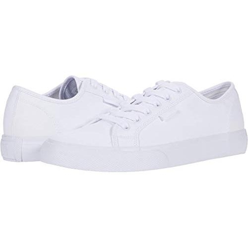 DC Manual Skate Shoes Mens Medium WHITE - WHITE, 5.5