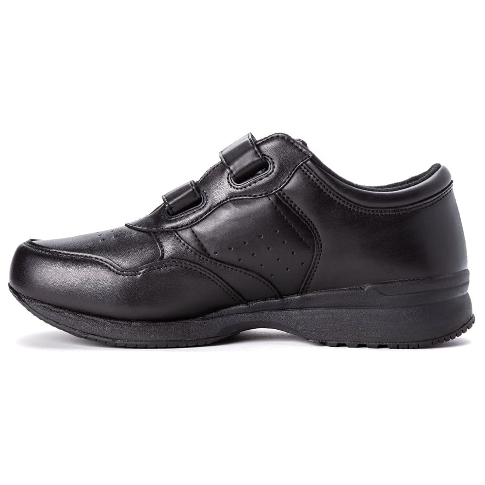 Propet Men's Life Walker Strap Shoe Black - M3705BLK SPORT WHITE - SPORT WHITE, 8-E