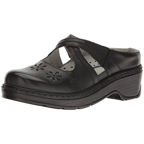 KLOGS Footwear Women's Carolina Leather Mary-Jane BLACK SMOOTH - BLACK SMOOTH, 9.5-M