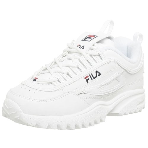 Fila Disruptor II Sneaker(Little Kid) WHT/PCT/RED - White, 3
