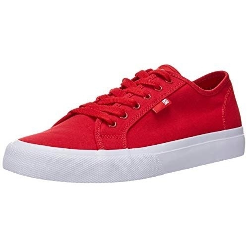 DC Manual Skate Shoes Mens Medium RED - RED, 8
