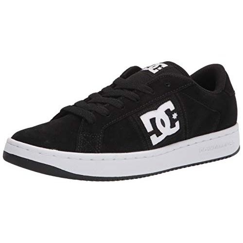DC Men's Striker Skate Shoe BLACK/WHITE - BLACK/WHITE, 11