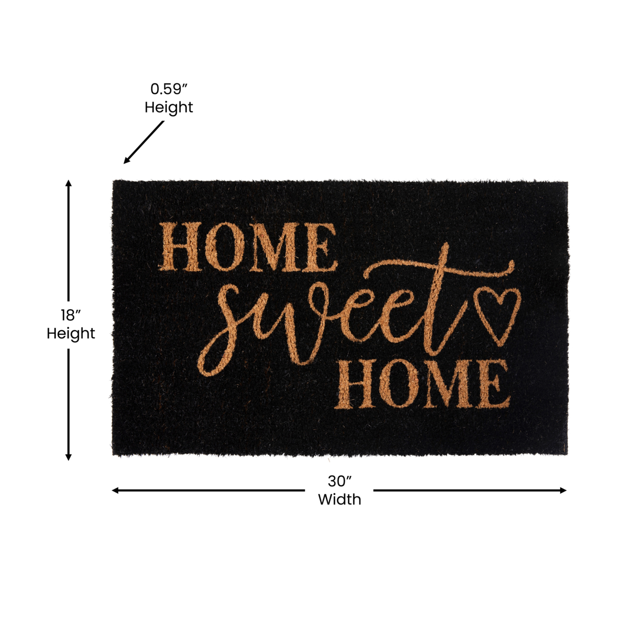 18x30 BK Home Sweet Home Mat