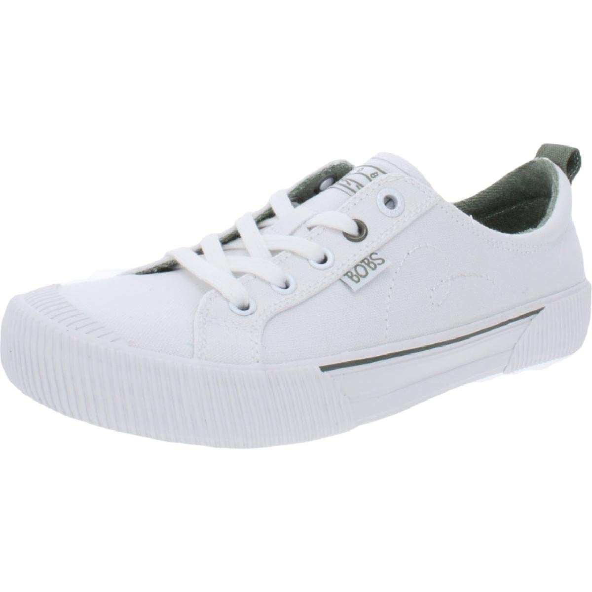 Skechers BOBS From Womens Bobs B Wilder-Casual Clash Casual And Fashion Sneakers WHITE - WHITE, 10