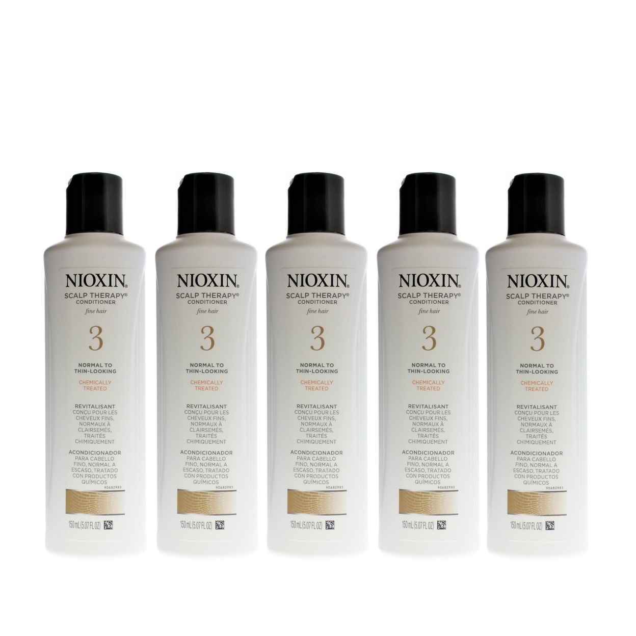 Nioxin System 3 Scalp Therapy Conditioner 5.07oz/150ml (5 Pack)