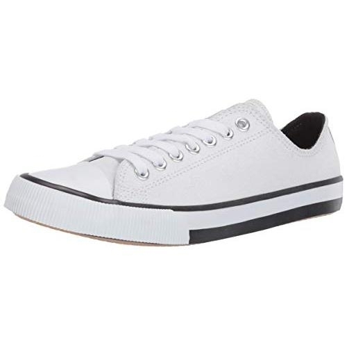 HARLEY-DAVIDSON FOOTWEAR Women's Burleigh Sneaker WHITE - WHITE, 10