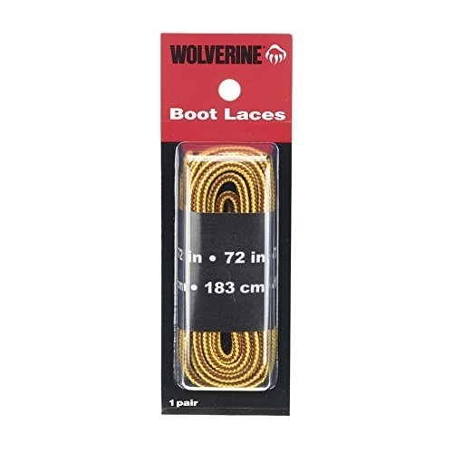 WOLVERINE Work Boot Laces 72 Gold (1 Pair) - W69411 ONE SIZE GOLD