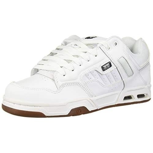 Dvs Footwear Mens Men's Enduro HEIR Skate Shoe WHITE GUM NUBUCK - WHITE GUM NUBUCK, 9.5-M