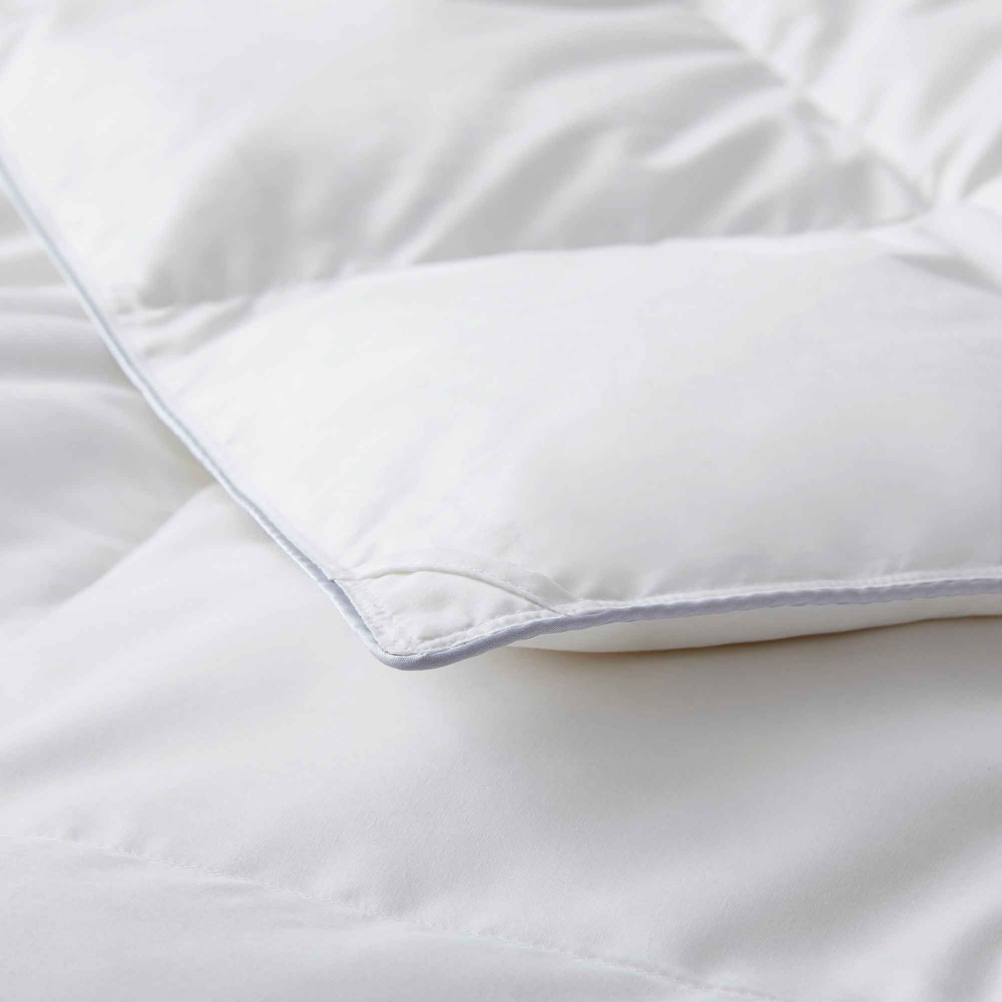 Lightweight Goose Feather And Down Comforter- Hotel Collection For Hot Sleepers - White, Full