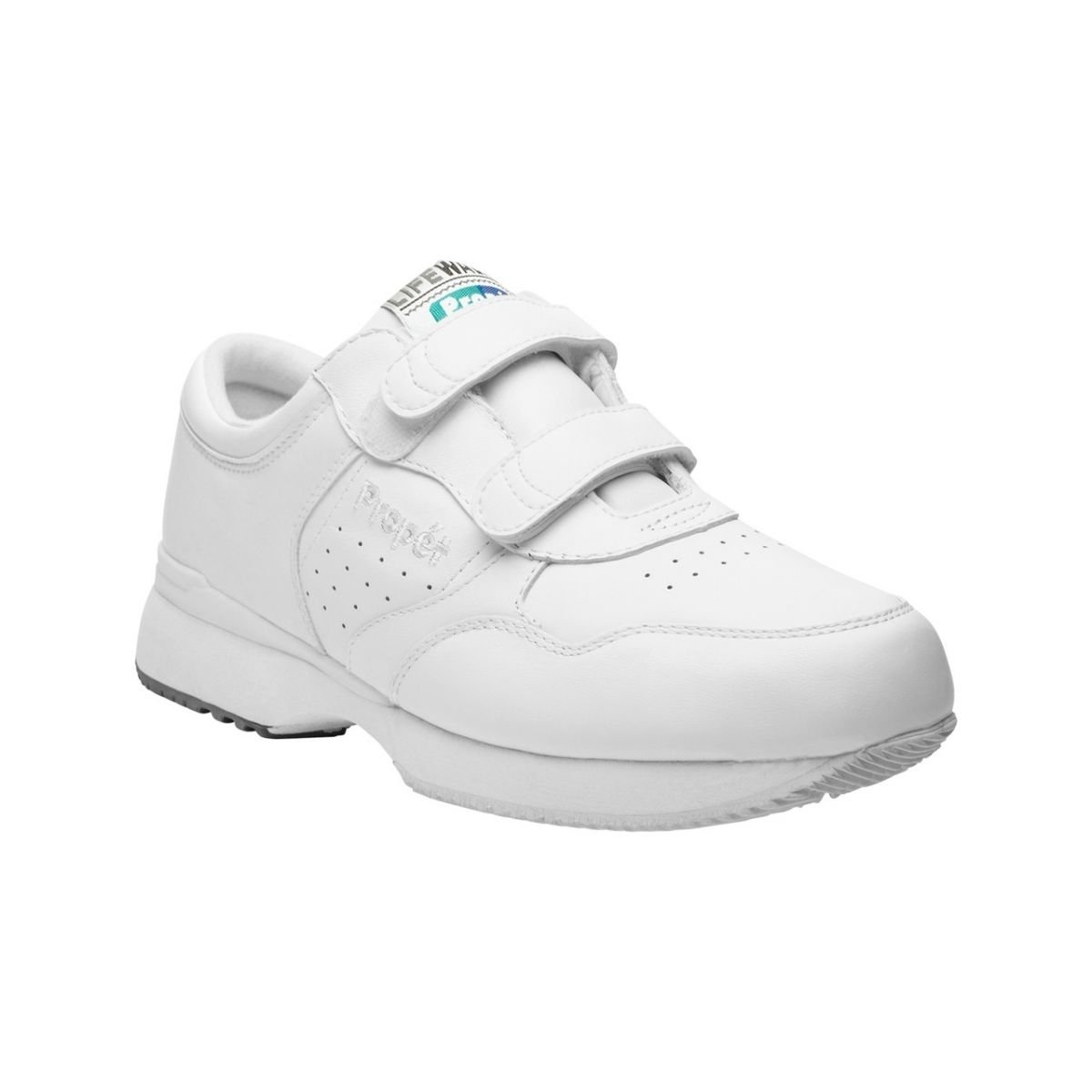 Propet Men's Life Walker Strap Shoe White - M3705WHT WHITE - WHITE, 17 XX-Wide