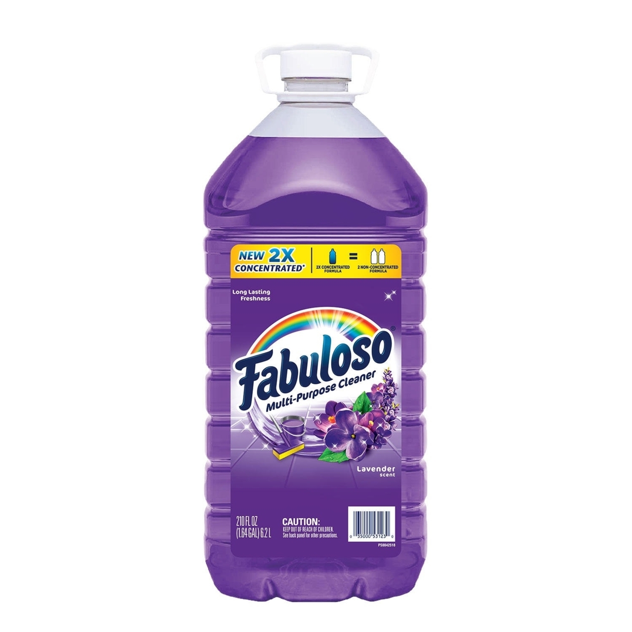 Fabuloso 2X Concentrated Multi-Purpose Cleaner, Lavender (210 Fluid Ounce)