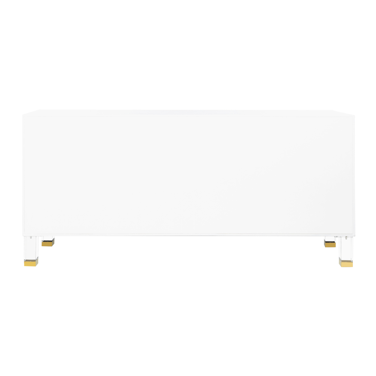 SAFAVIEH COUTURE Saturn Wave Acrylic Sideboard White