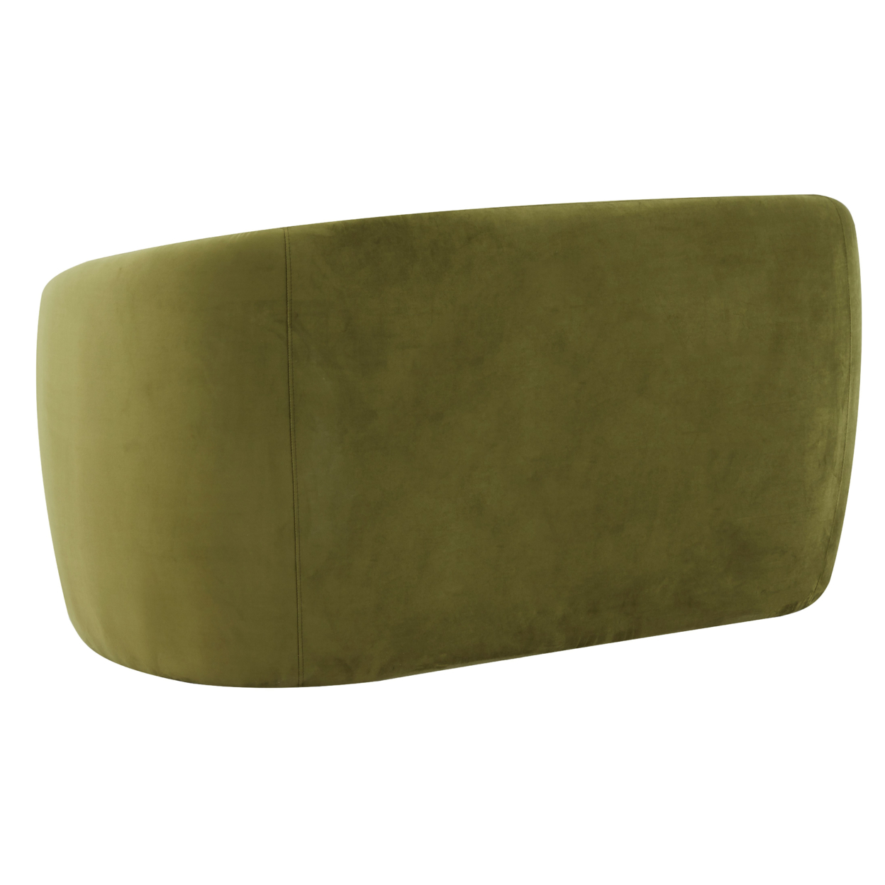 SAFAVIEH COUTURE Zhao Curved Loveseat Olive Green