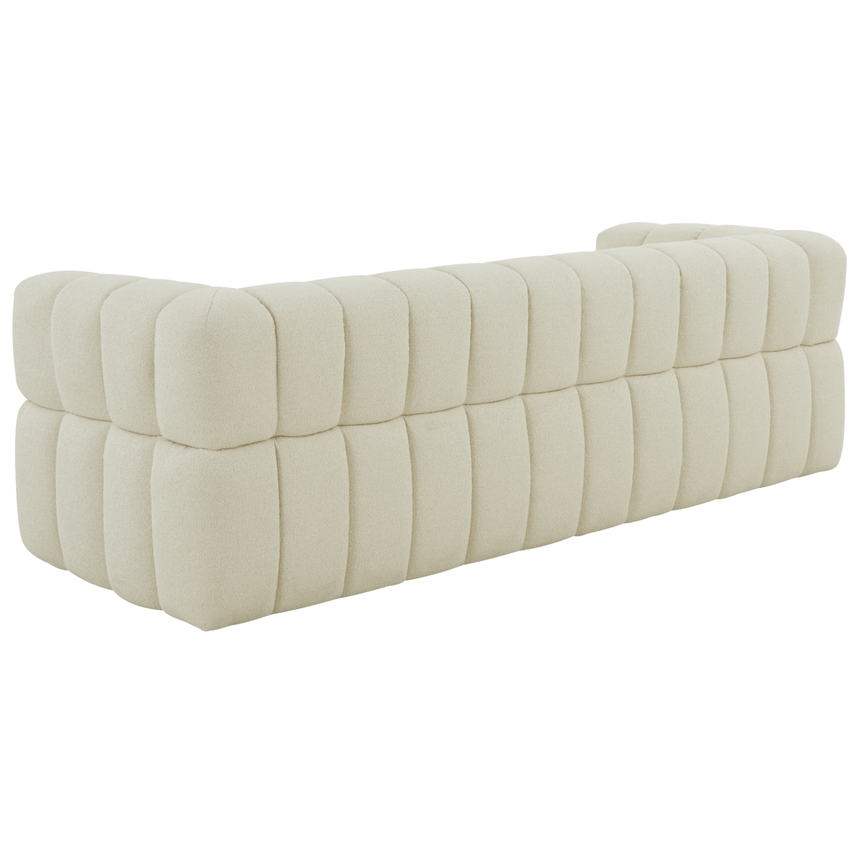SAFAVIEH COUTURE Calyna Channel Tufted Sofa Creme