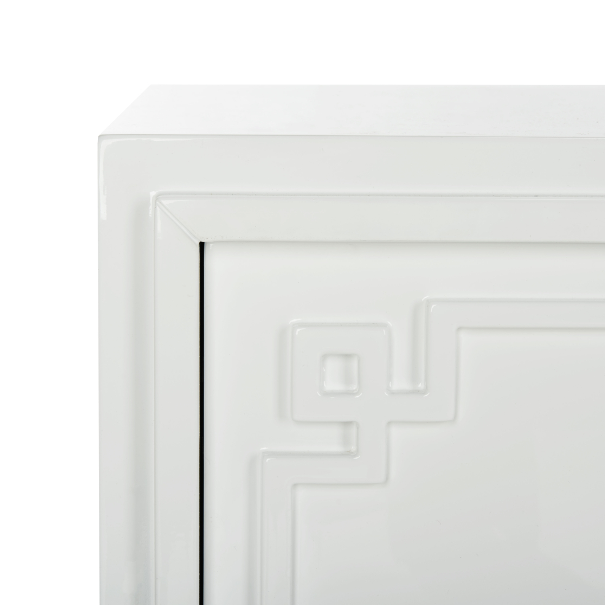 SAFAVIEH COUTURE Arcelia 3Dr Eglomise Sideboard White