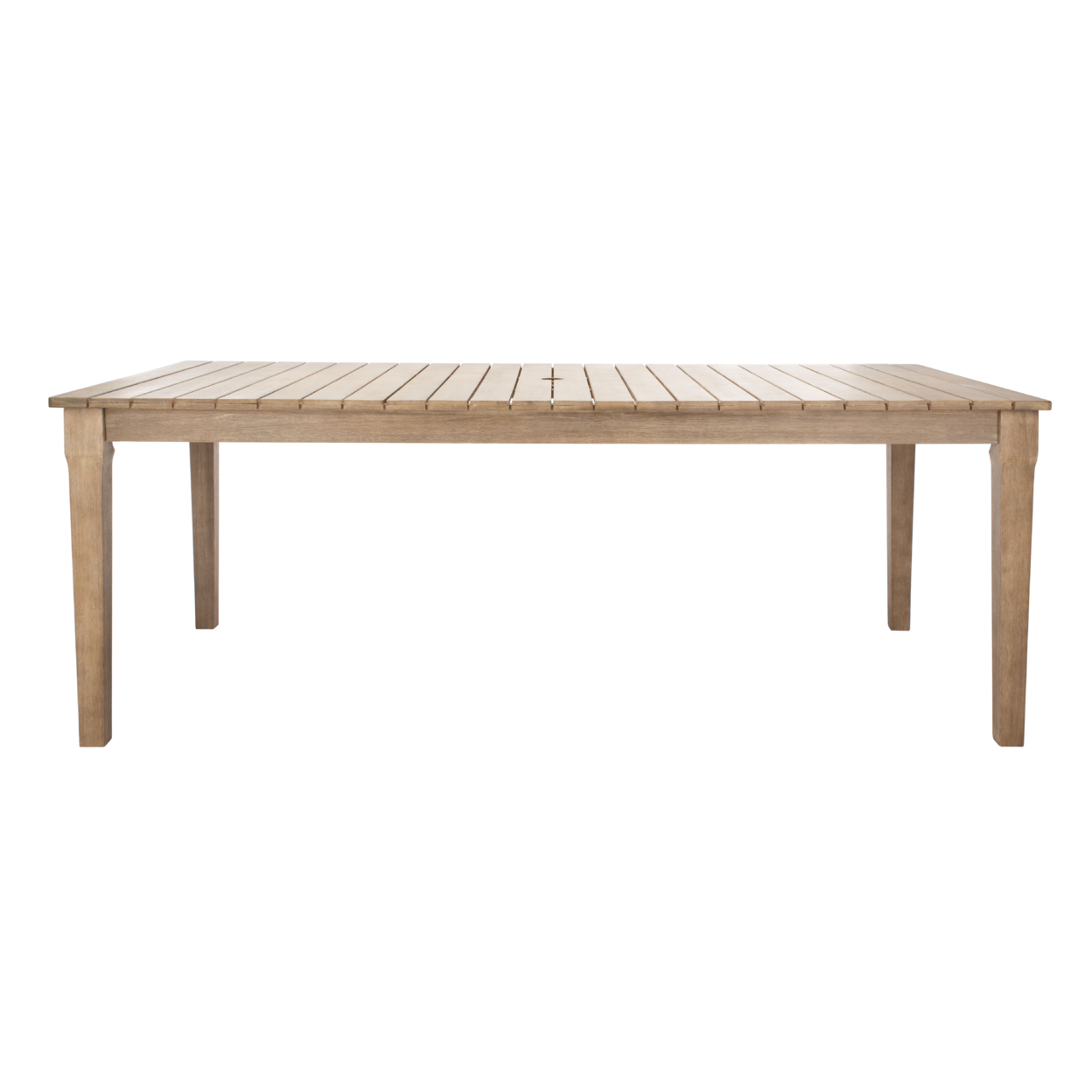 SAFAVIEH OUTDOOR COUTURE Dominica Outdoor Dining Table Natural
