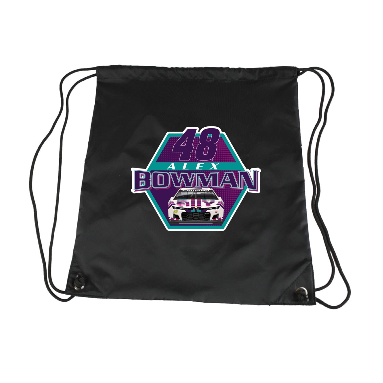 #48 Alex Bowman Officially Licensed Cinch Bag With Drawstring New For 2022