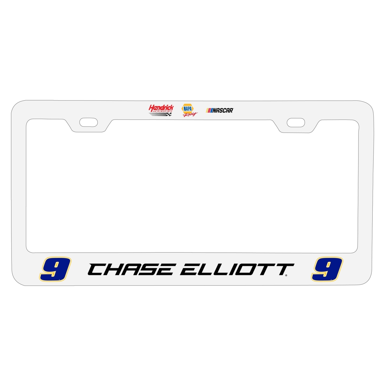 #9 Chase Elliott Officially Licensed Metal License Plate Frame