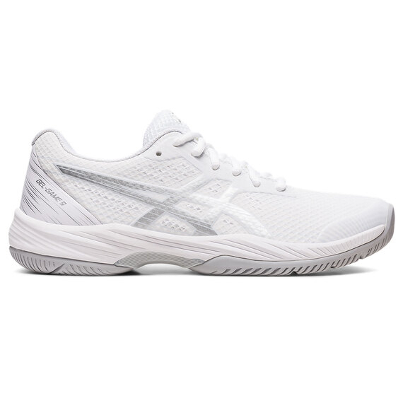 ASIC GEL-GAME 9 WHIT - 1042A211-100 White/Pure Silver - White/Pure Silver, 9.5