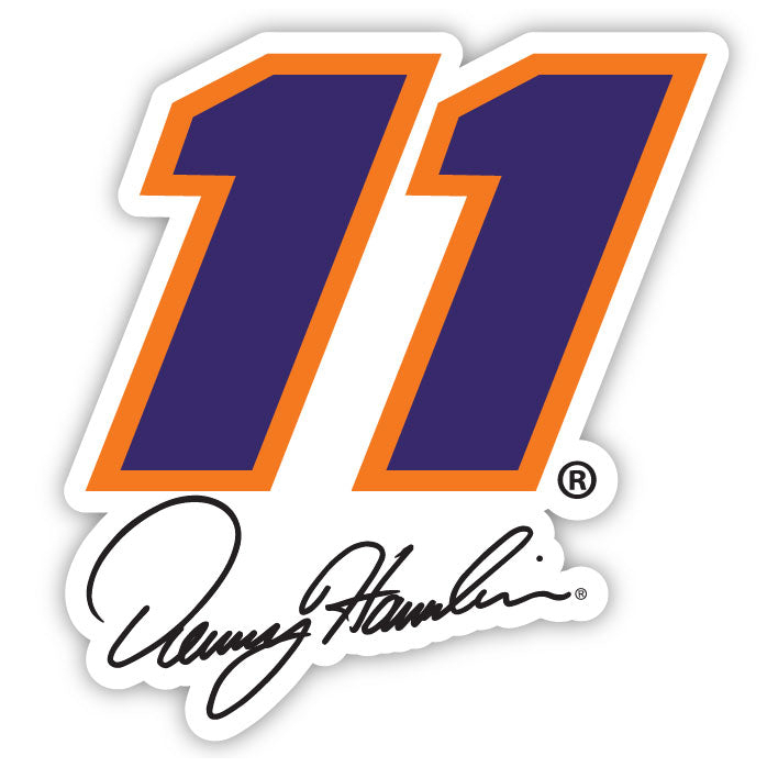 #11 Denny Hamlin 4-Inch Number Laser Cut Decal