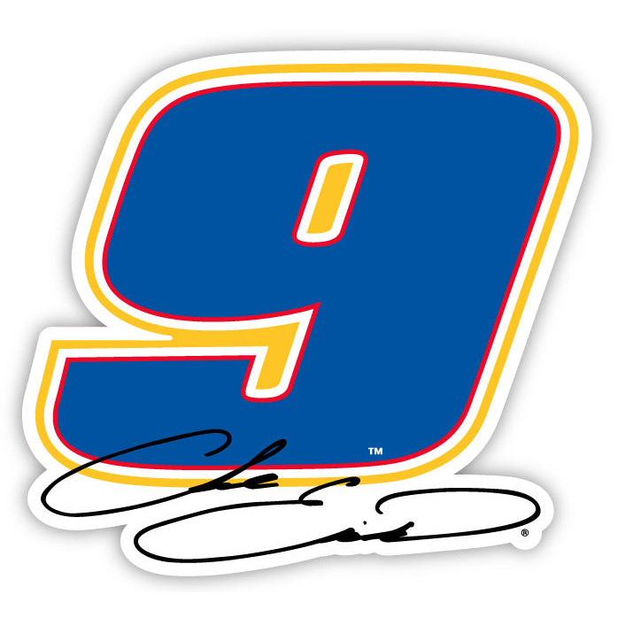 #9 Chase Elliott 4-Inch Number Laser Cut Decal