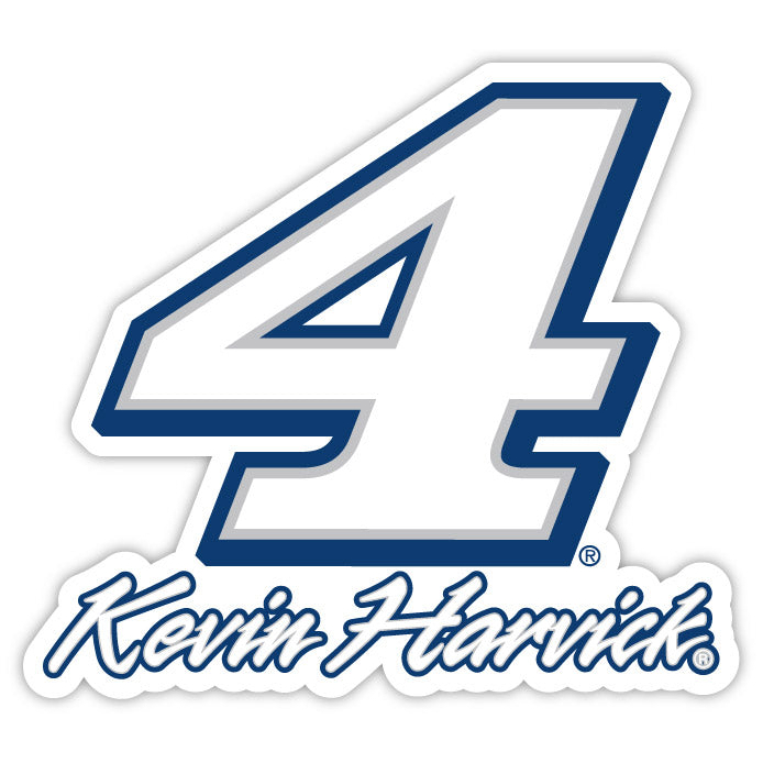 #4 Kevin Harvick 4-Inch Number Laser Cut Decal