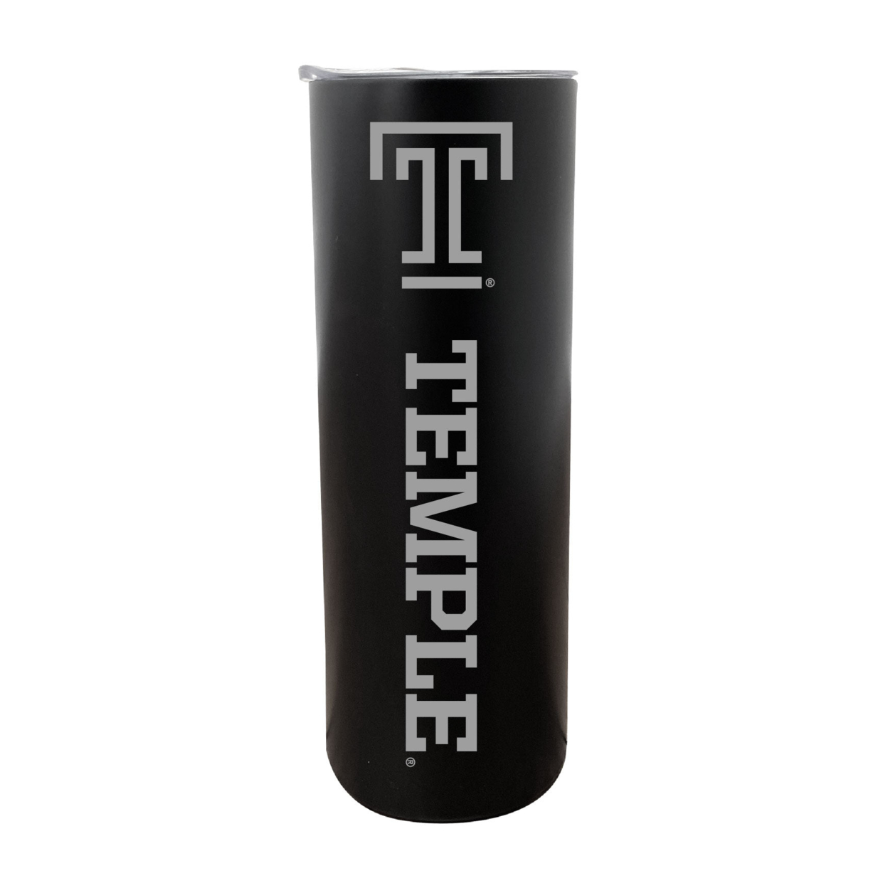 Temple University 20oz Insulated Stainless Steel Skinny Tumbler - Black