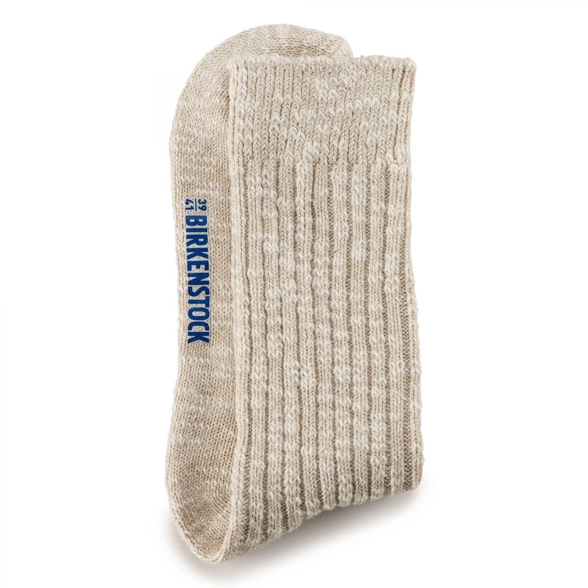 BIRKENSTOCK Men's Cotton Slub Socks Beige - 1008061 BEIGE - BEIGE, 42 M EU
