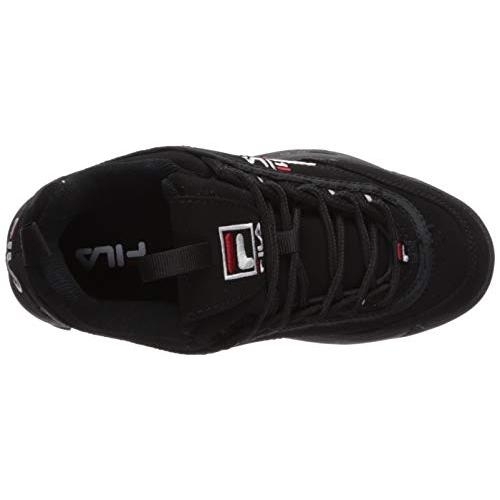 Fila Kids' Disruptor III Sneaker BLACK/WHITE/VINTAGE RED - BLACK/WHITE/VINTAGE RED, 1.5 Little Kid