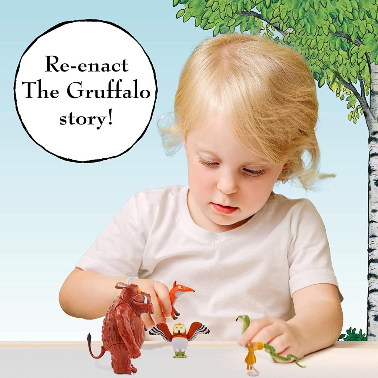 The Gruffalo Story Time Family Julia Donaldson Book Character Figure Set WOW! Stuff