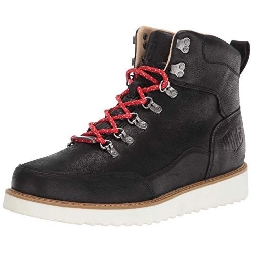 HARLEY-DAVIDSON FOOTWEAR Men's Salter Western Boot BLACK - BLACK, 8.5