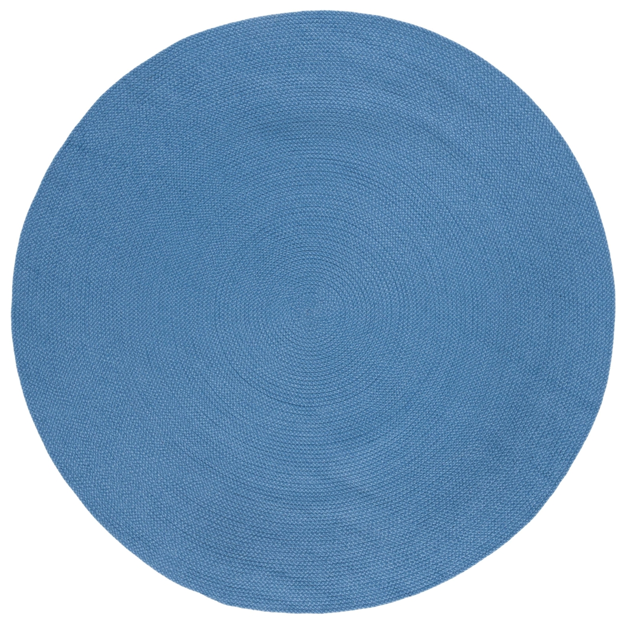 SAFAVIEH BRD403M Braided Blue - Pink / Ivory, 6' X 6' Round