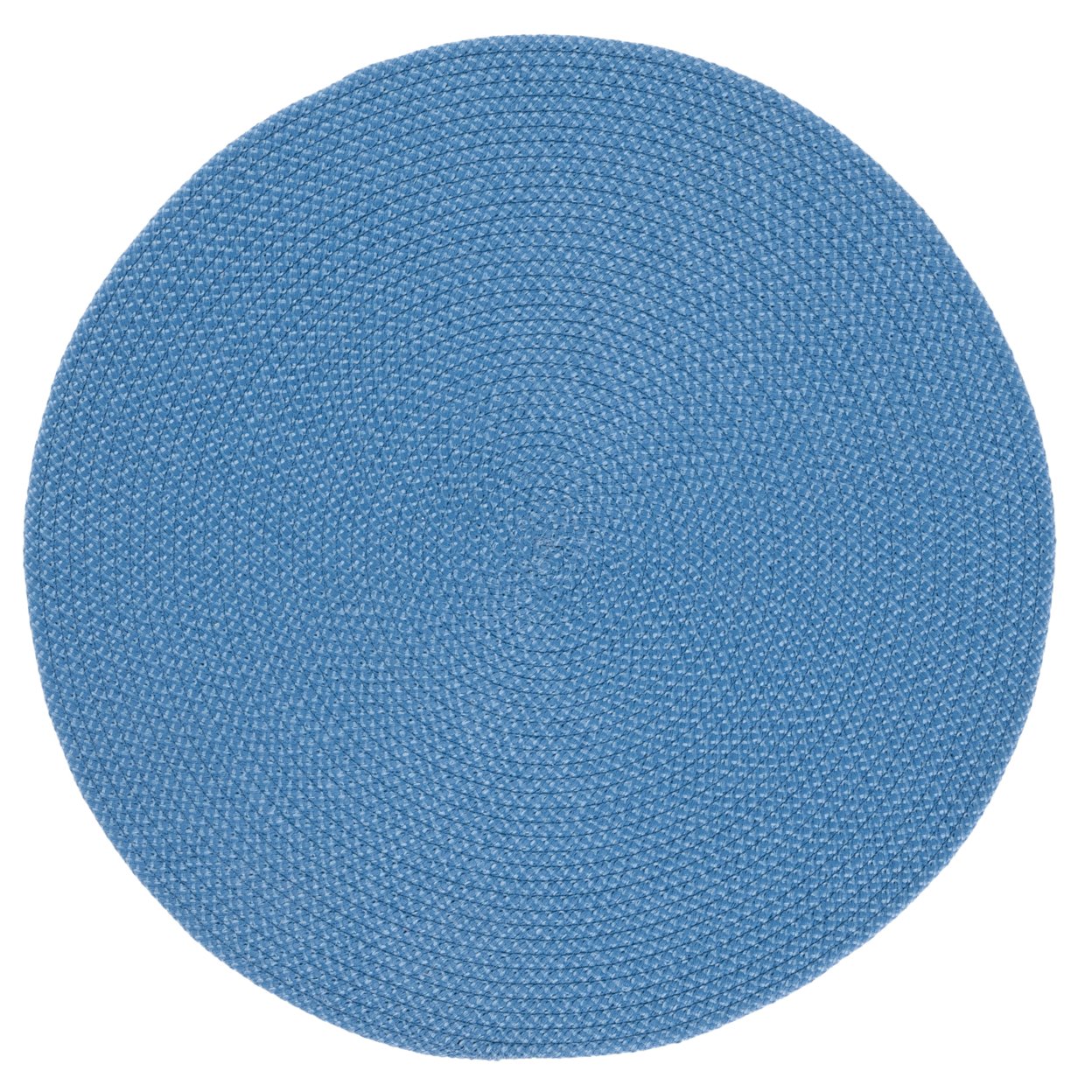 SAFAVIEH BRD403M Braided Blue - Pink / Ivory, 3' X 3' Round