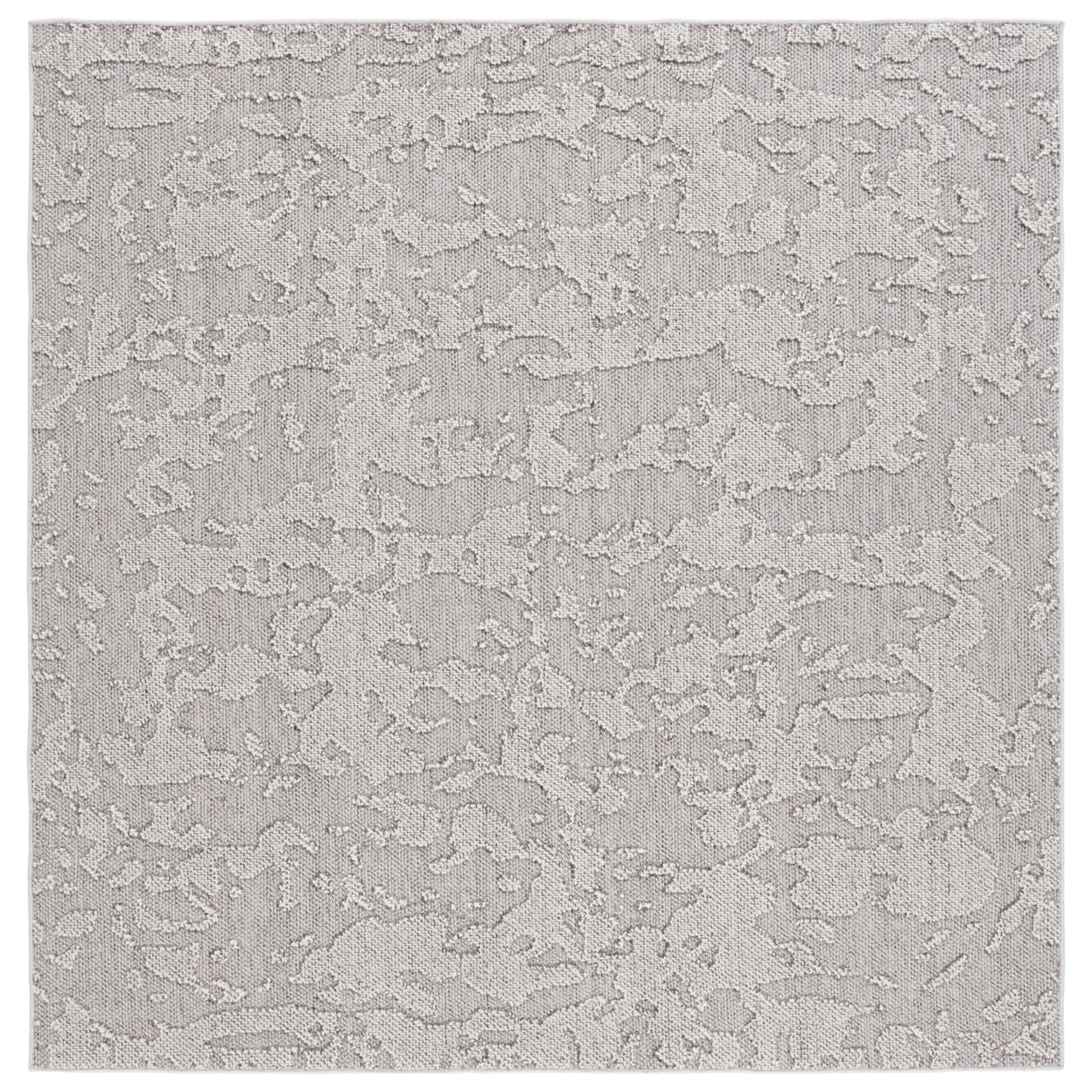 Safavieh GLB224F Global Grey / Light Grey - Grey / Ivory, 6'-7 X 6'-7 Square