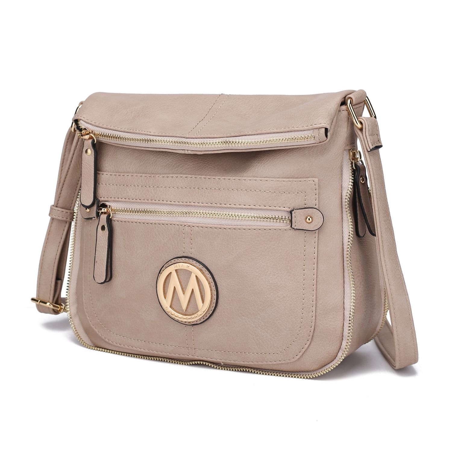 MKF Collection Luciana Crossbody Handbag By Mia K. - Olive