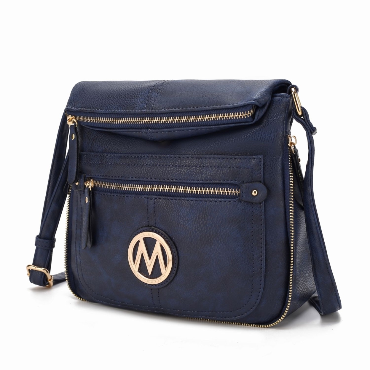 MKF Collection Luciana Crossbody Handbag By Mia K. - Navy