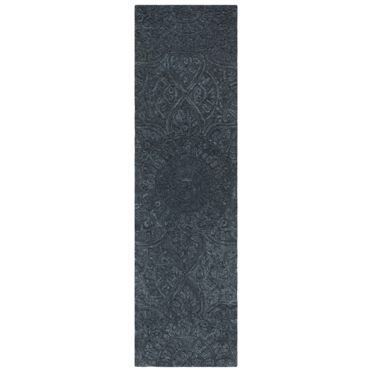 Safavieh MRQ301F Marquee Dark Grey - Black, 6' X 6' Round