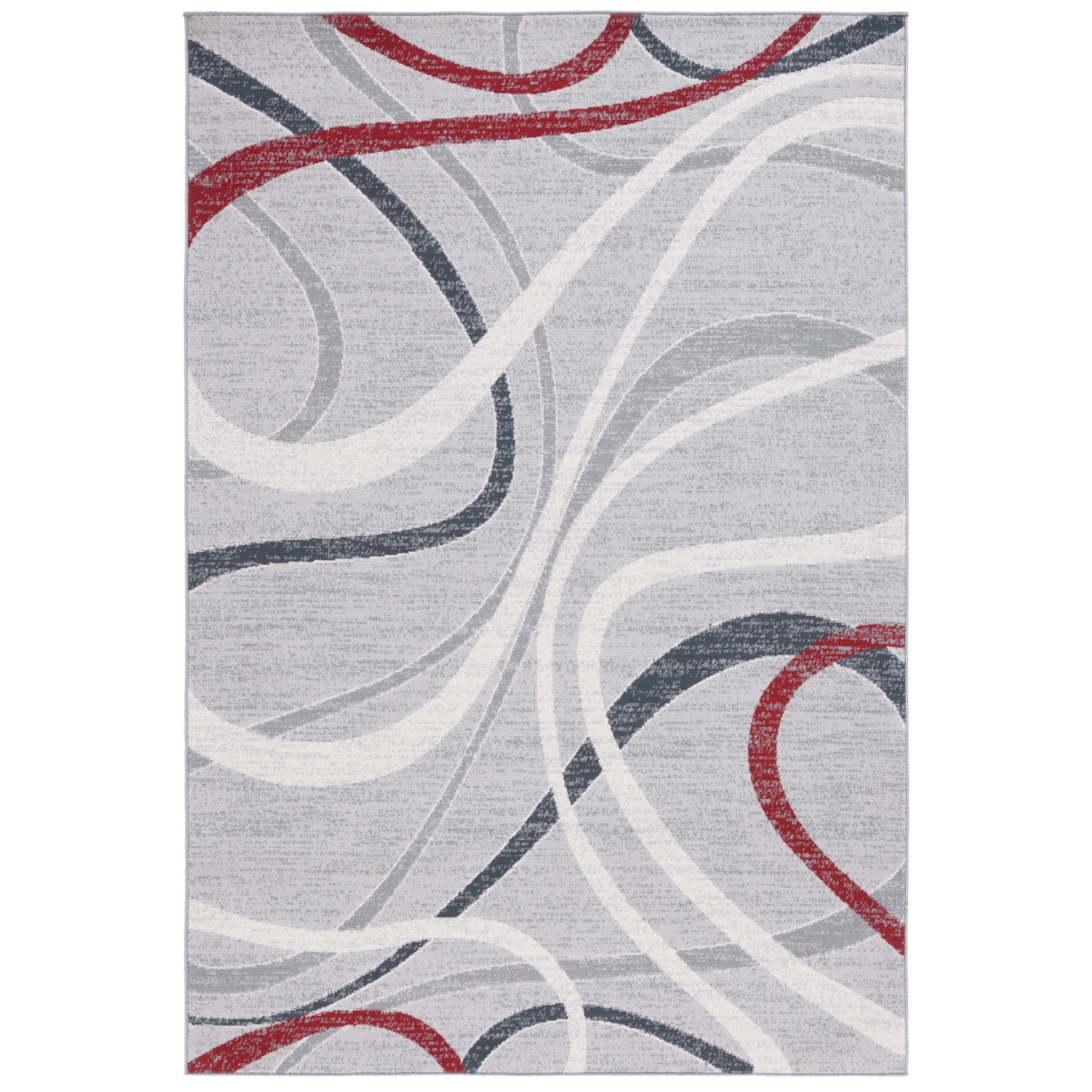 Safavieh ODY812I Odyssey Grey / Red Ivory - Grey, 4' X 6' Rectangle