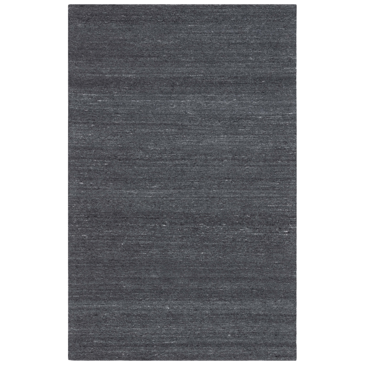 Safavieh OMP101G Outdoor Micro-Loop Dark Grey - Blue / Ivory, 6' X 6' Square