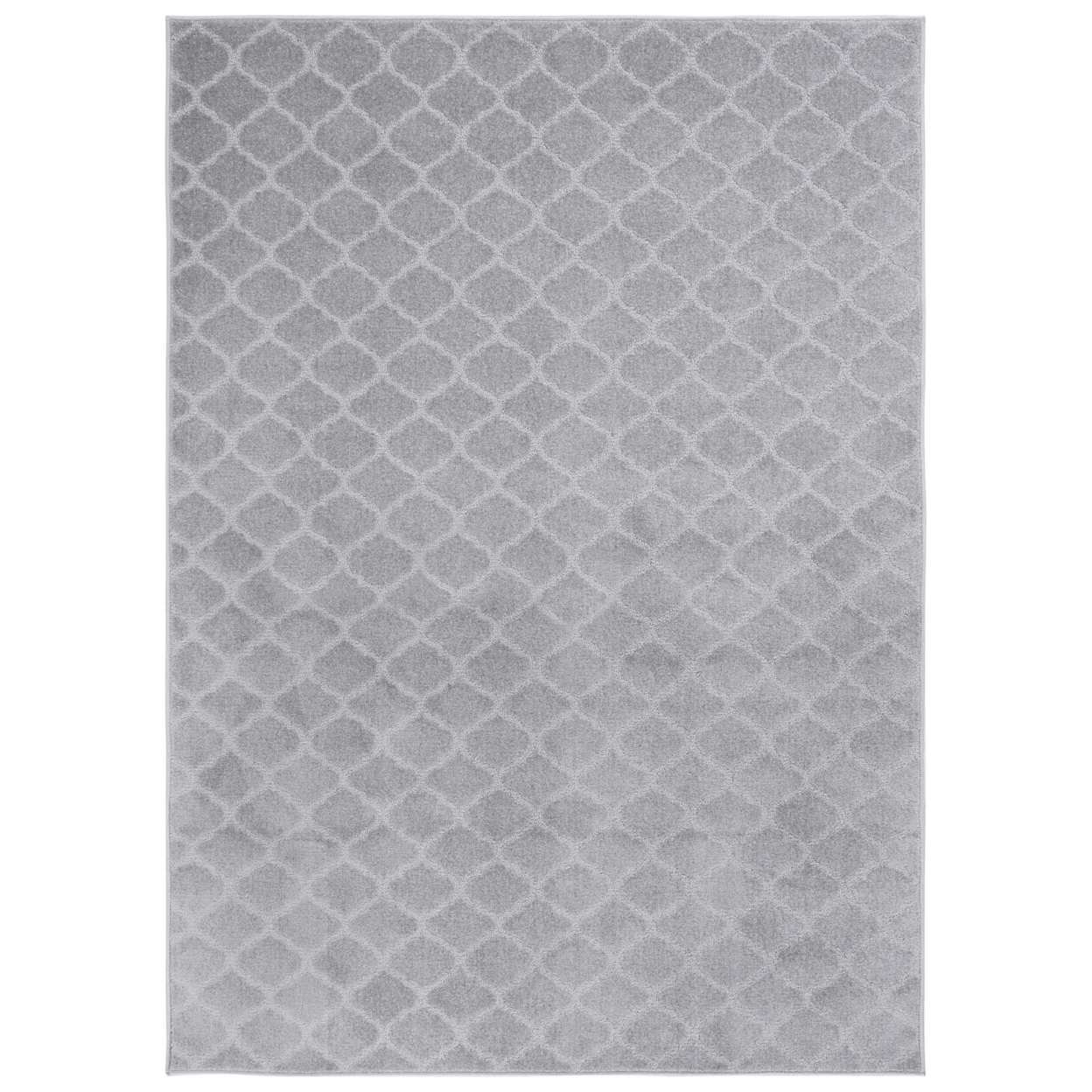 Safavieh PNS404F Pattern And Solid Grey - Light Grey / Ivory, 5'-3 X 7'-6 Rectangle
