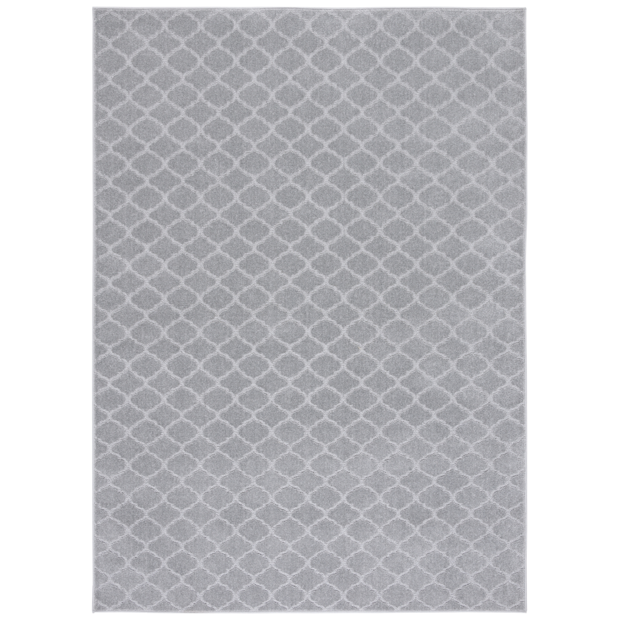 Safavieh PNS404F Pattern And Solid Grey - Light Grey / Ivory, 6'-7 X 9' Rectangle