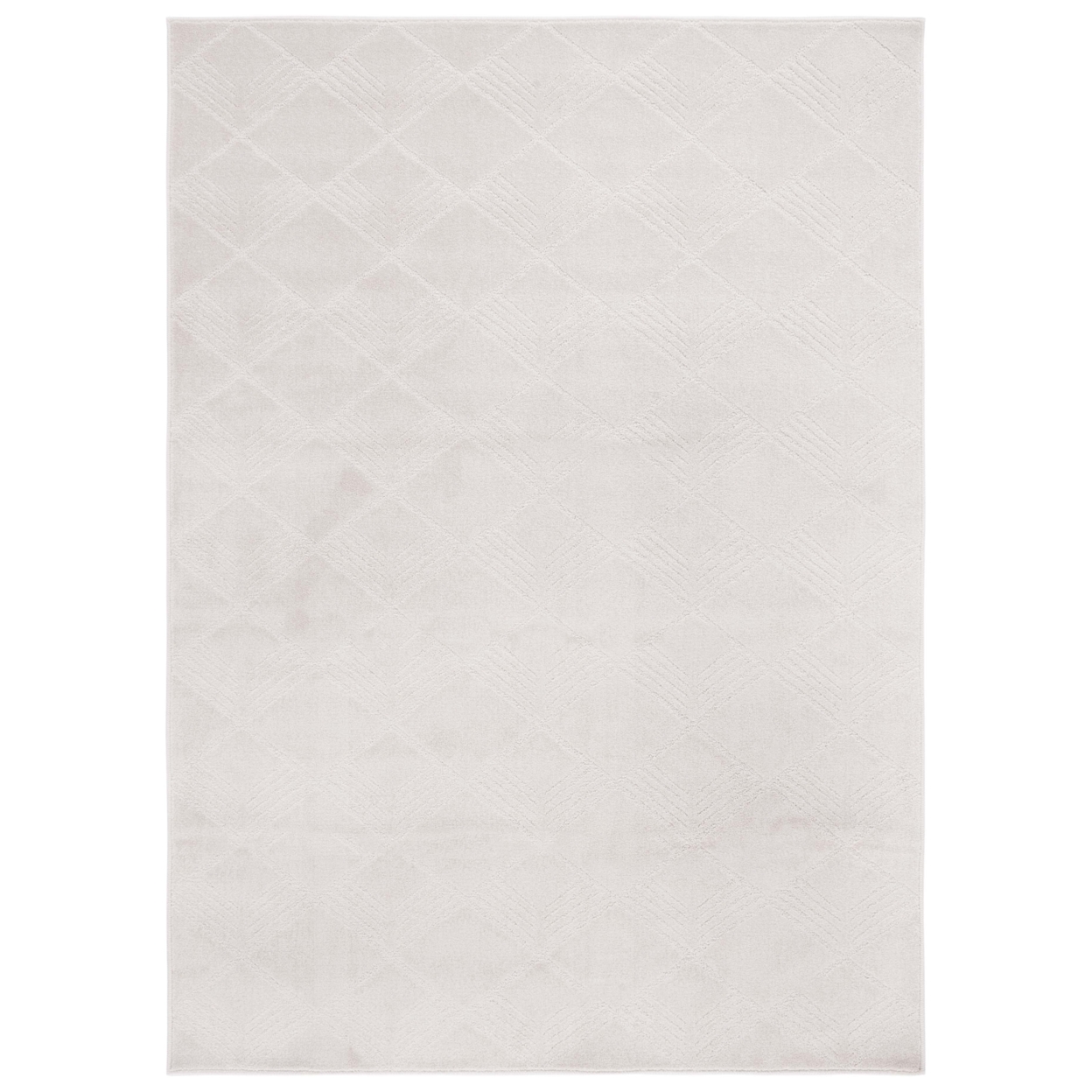 Safavieh PNS414A Pattern And Solid Ivory - Grey / Ivory, 5'-3 X 5'-3 Square