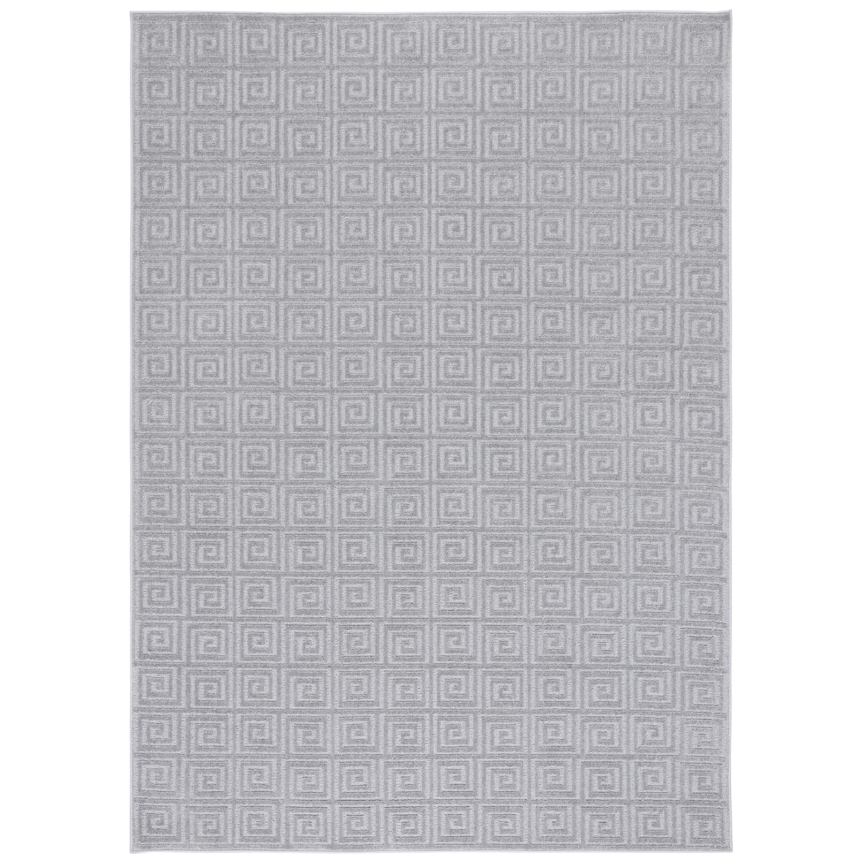 Safavieh PNS412F Pattern And Solid Grey - Grey / Ivory, 6'-7 X 9' Rectangle