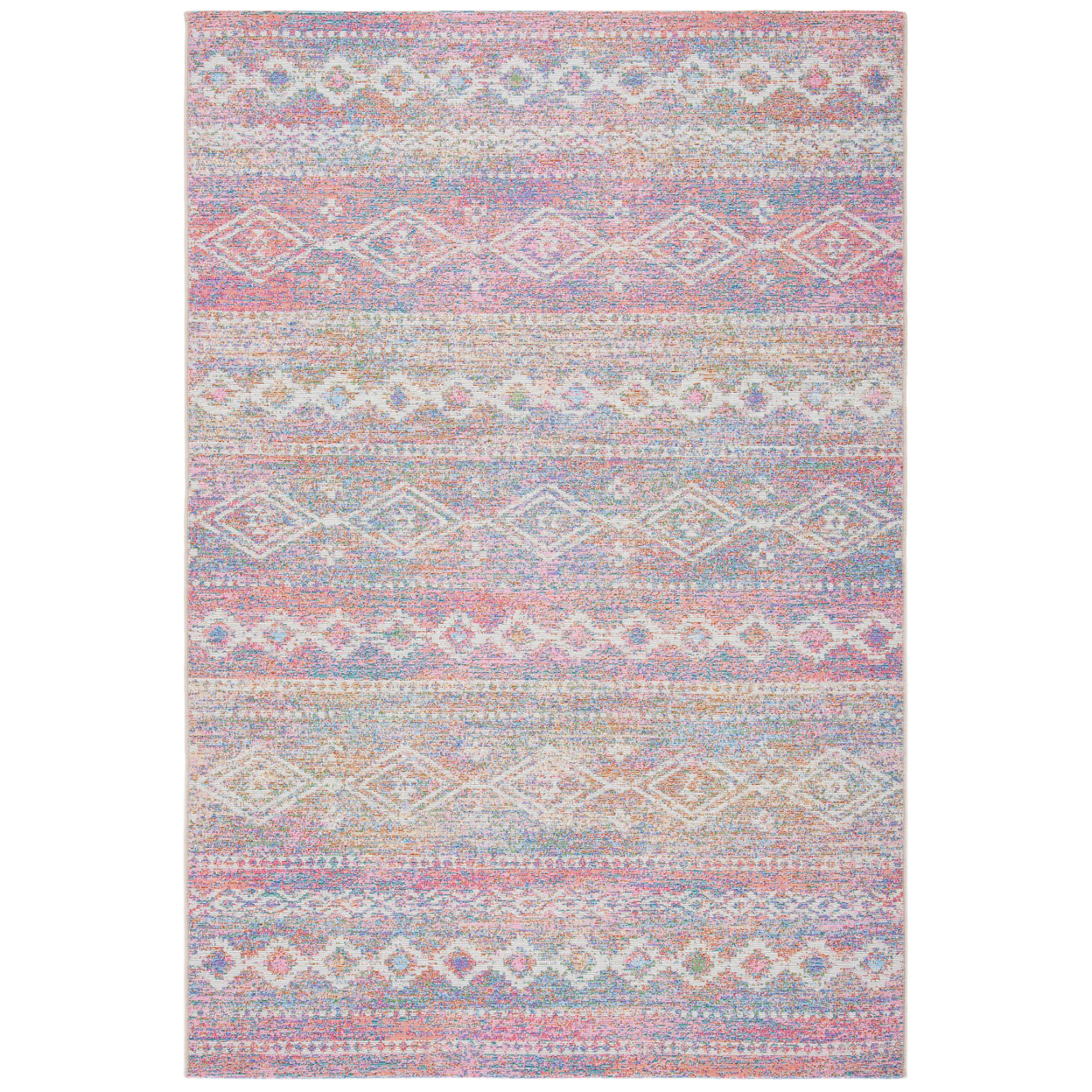 Safavieh SMR498A Summer Ivory / Pink - 6-7 X 6-7 Square