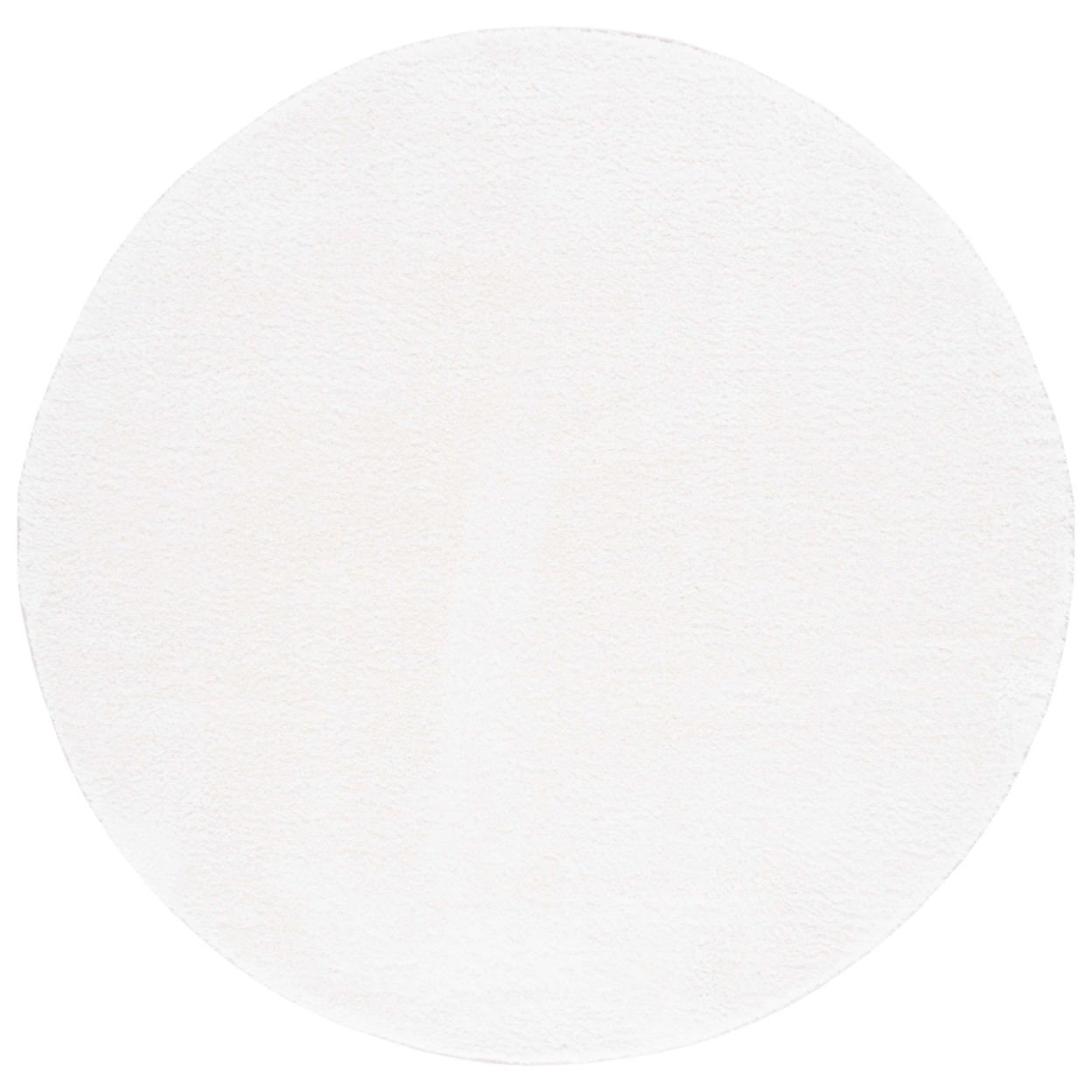 Safavieh THO670A Tahoe Shag White - Ivory / Black, 6'-7 X 6'-7 Round