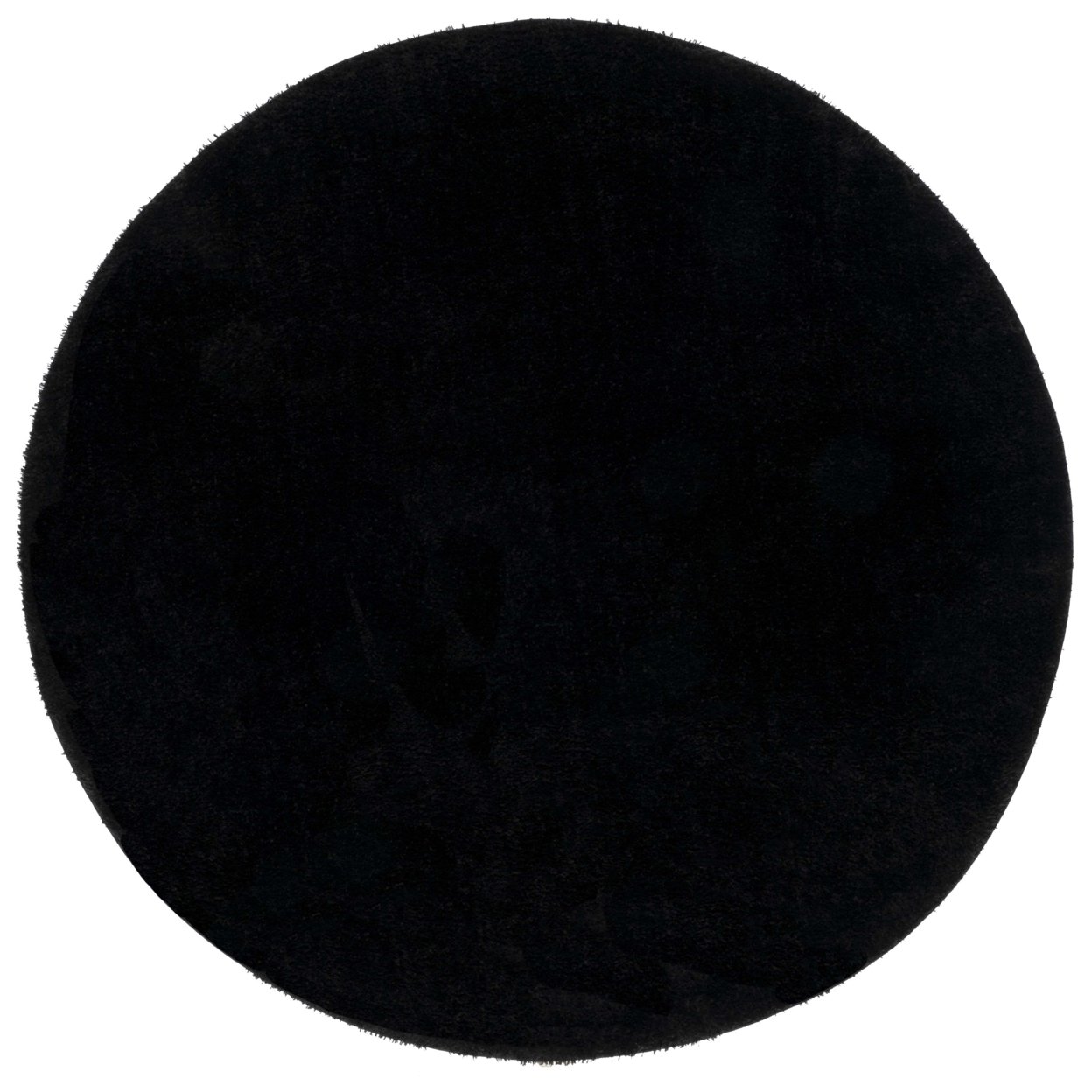 Safavieh THO670Z Tahoe Shag Black - Blue / Ivory, 6'-7 X 6'-7 Round