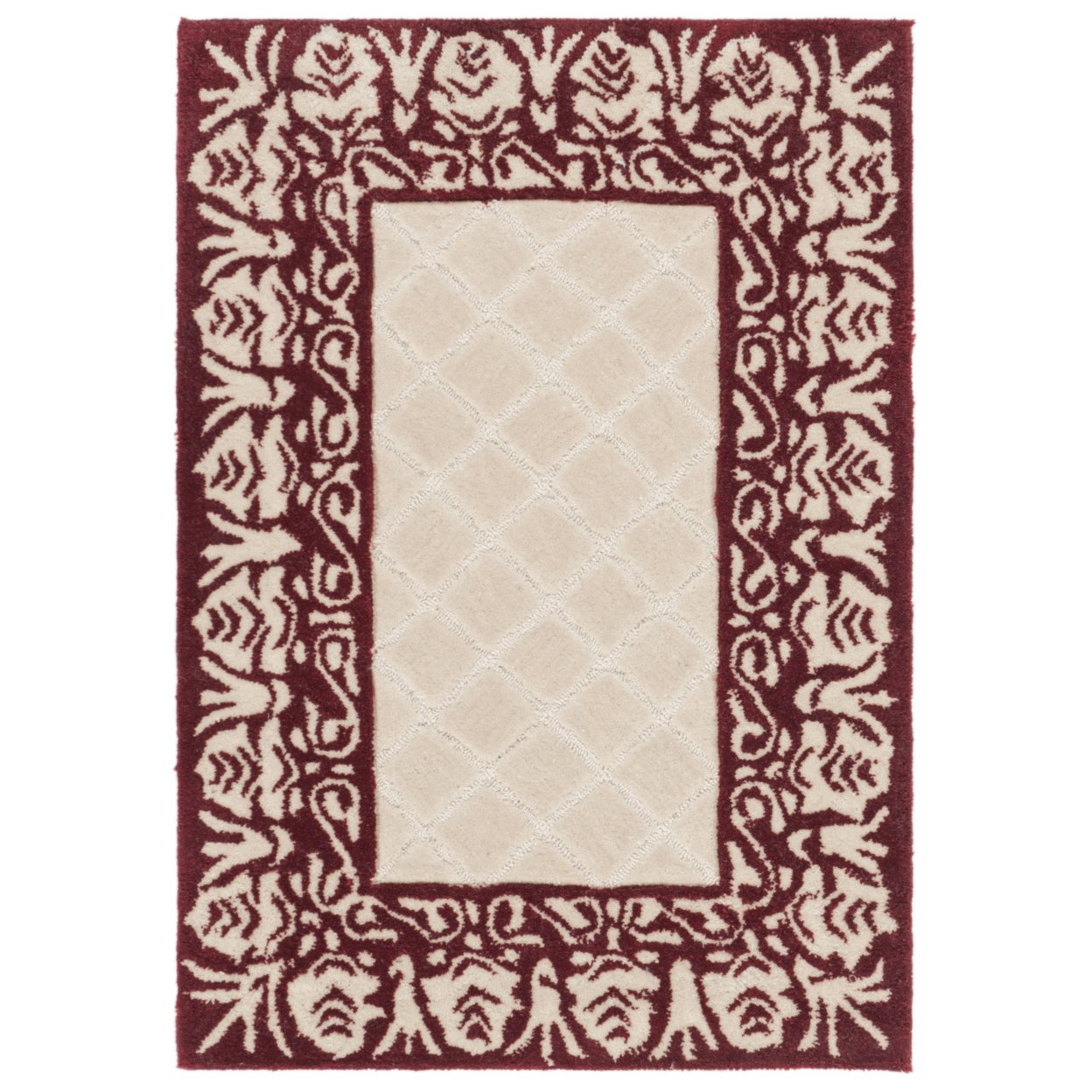 SAFAVIEH TLP755G Total Performance Red - Green / Ivory, 2' X 3' Accent