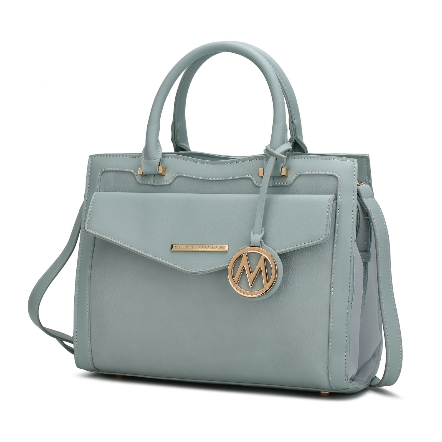 MKF Collection Alyssa Satchel Handbag By Mia K. - Seafoam